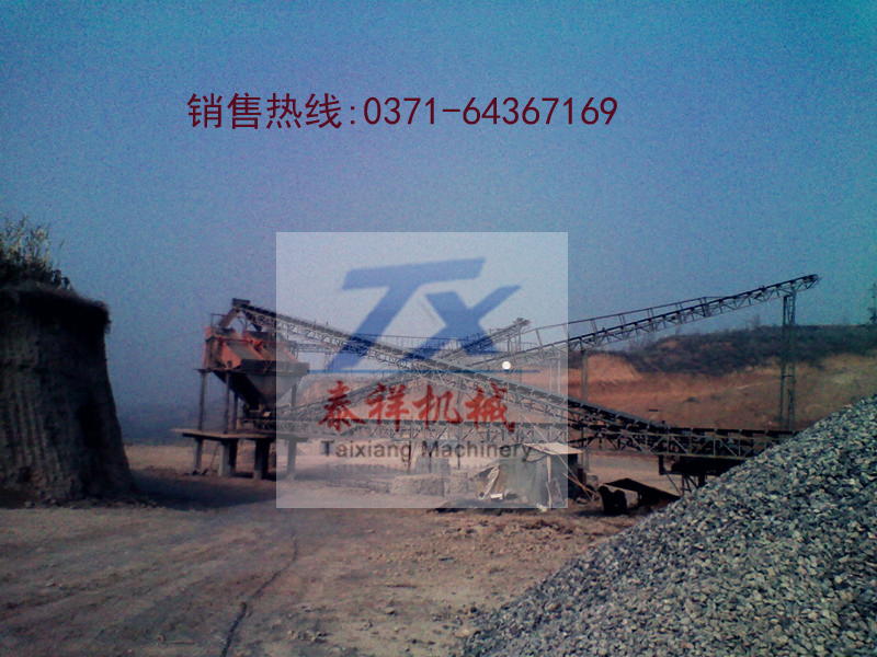 砂石生產(chǎn)線生產(chǎn)現(xiàn)場(chǎng)