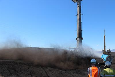 霧炮降塵器使用現(xiàn)場(chǎng)